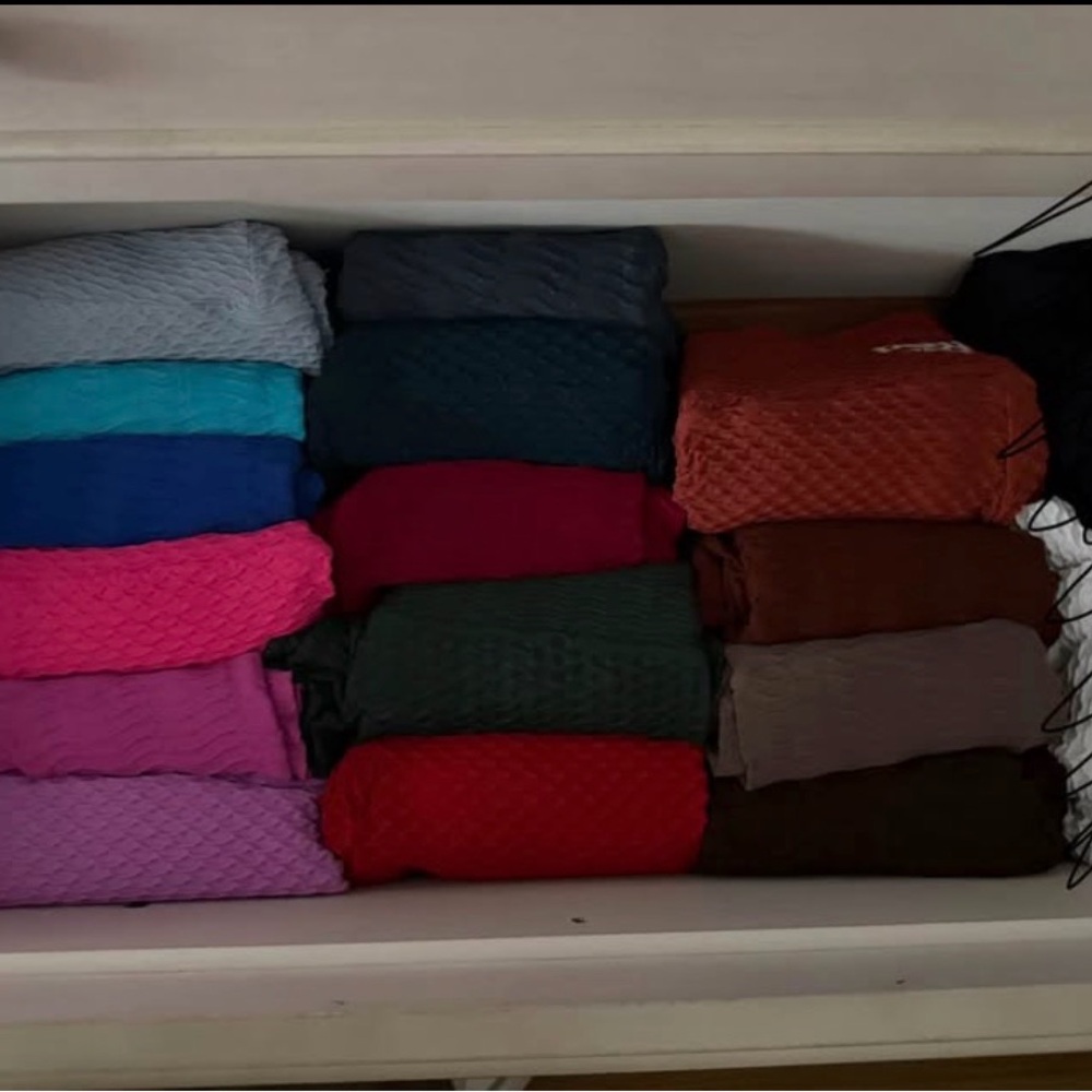Booty by Brabants Assorted Textured Leggings in Multiple Colors